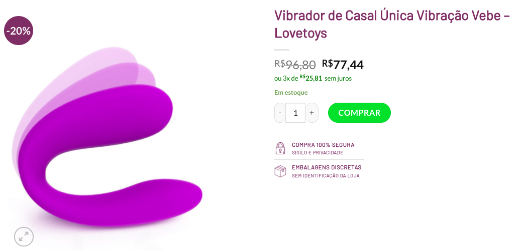 Vibrador para Casal